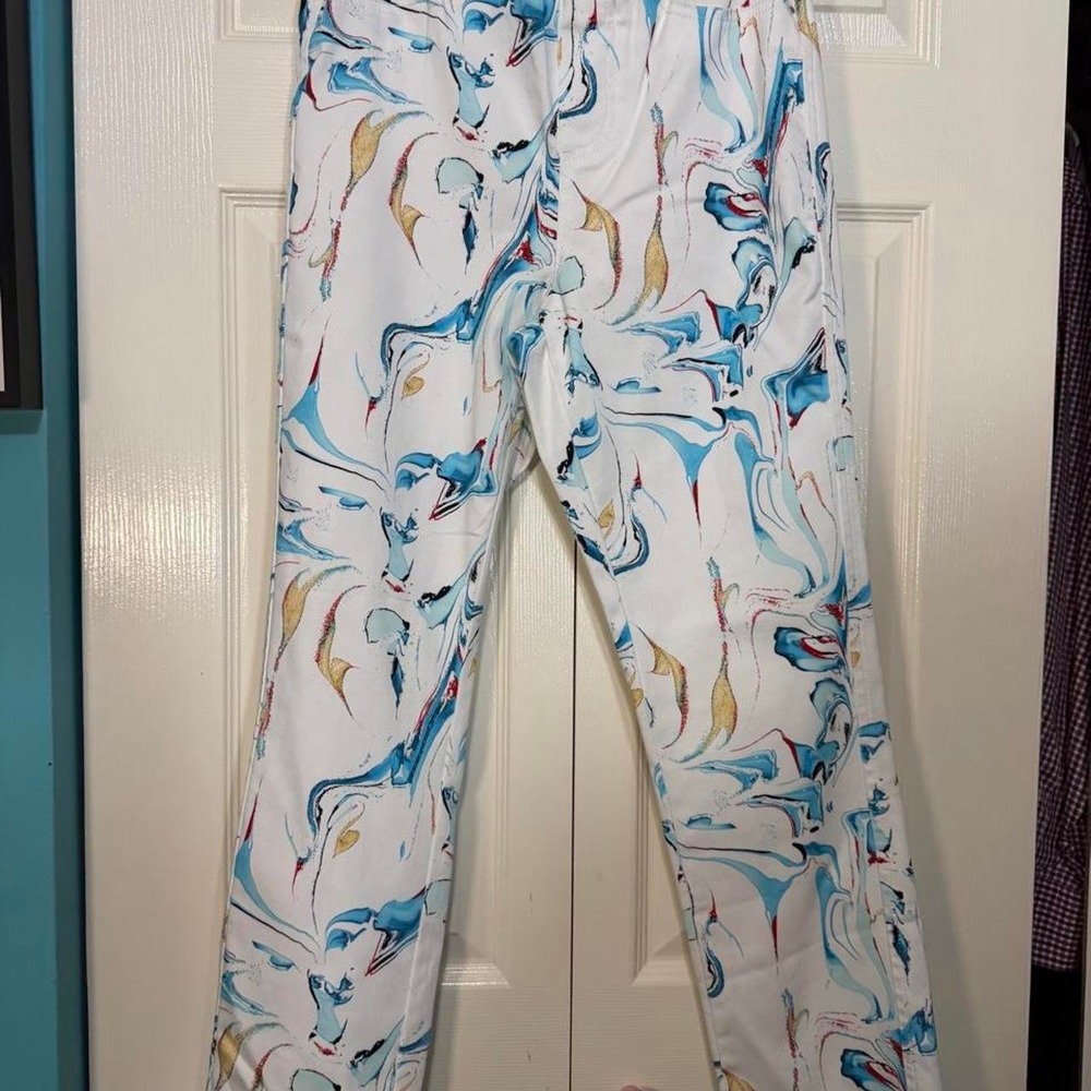 JOSEPH RIBKOFF PATTERN PANTS